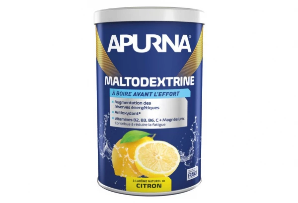 Boisson Energetique Apurna Maltodextrine Citron Pot 500g 1 Boisson Energetique Apurna Maltodextrine Citron Pot 500g