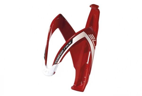 ELITE Porte Bidon CUSTOM RACE Rouge Blanc 1 ELITE Porte Bidon CUSTOM RACE Rouge Blanc