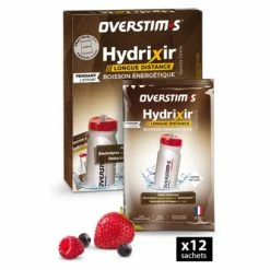 Overstims Hydrixir Longue Distance 12 Sachets Fruit Rouge