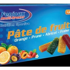 FENIOUX MULTI-SPORTS Boite De 6 Pâtes De Fruits Abricot Fraise Orange Prune