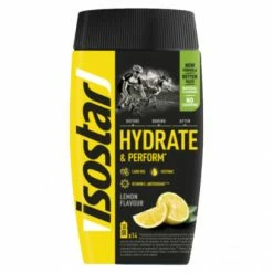 Boisson Energetique Isostar Hydrate & Perform Citron 560g + Bidon 500mL