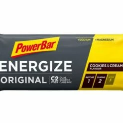 Barre Energétique Powerbar Energize Original C2Max 55gr Cookies & Cream