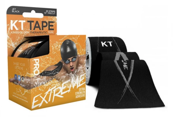 Bande Prédécoupée KT TAPE PRO EXTREME Noir 20 Bandes 1 Bande Prédécoupée KT TAPE PRO EXTREME Noir 20 Bandes