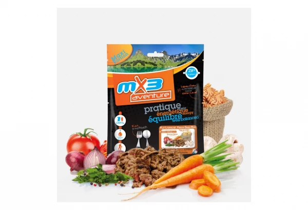 Repas Lyophilisé MX3 Bœuf Bourguignon Et Pâtes 140 G 2 Repas Lyophilisé MX3 Bœuf Bourguignon Et Pâtes 140 G – Image 2