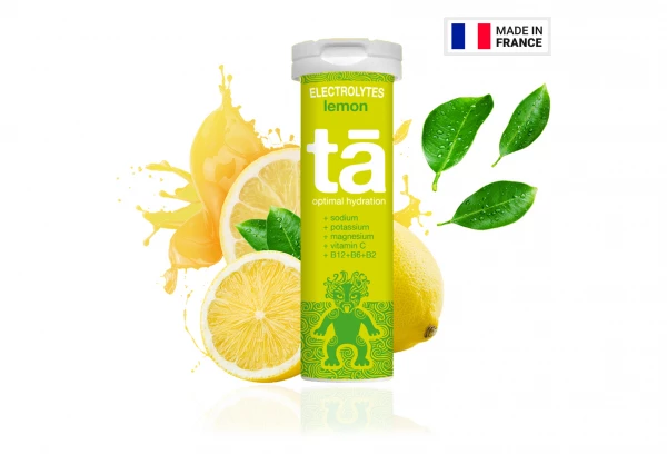 Tā Energy 12 Pastilles électrolytes TA Energy Hydratation Tabs Citron 1 Tā Energy 12 Pastilles électrolytes TA Energy Hydratation Tabs Citron