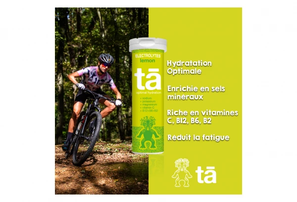 Tā Energy 12 Pastilles électrolytes TA Energy Hydratation Tabs Citron 2 Tā Energy 12 Pastilles électrolytes TA Energy Hydratation Tabs Citron – Image 2
