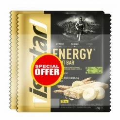 Lot De 2x3 Barres énergétiques Isostar Energy Banane 6x40g
