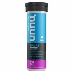 10 Pastilles Effervescentes Nuun Boost Caféine Fruits Rouges 52g