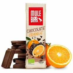Barre Énergétique MuleBar Bio & Vegan Chocolat Orange 40 G