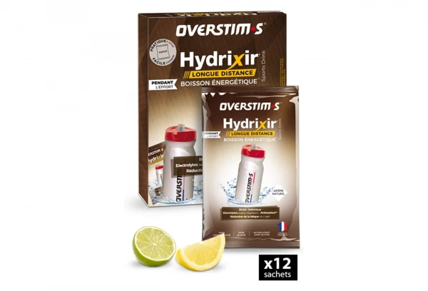 Overstims Hydrixir Longue Distance 12 Sachets Citron - Citron Vert 1 Overstims Hydrixir Longue Distance 12 Sachets Citron - Citron Vert
