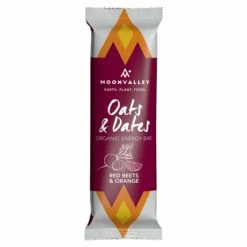 Barre Énergétique Moonvalley Oats & Dates Organic Energy Bar Betterave Rouge Orange 50 G