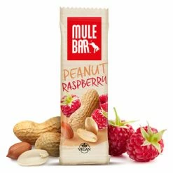 Barre Énergétique MuleBar Vegan Cacahuète Framboise 40 G
