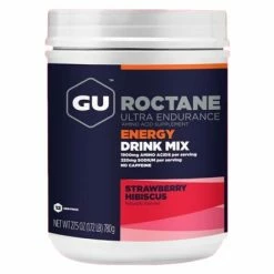 Boisson énergétique GU Roctane Drink Mix Fraise Hibiscus 780g