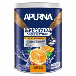 Boisson Hydratation Apurna Longue Distance Orange Pot 500g
