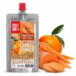 Pulpe De Fruits MuleBar Vegan Patate Douce Carotte Orange 65 G