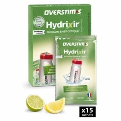 Boisson Énergétique Overstims Hydrixir Antioxydant 15 Sachets Citron