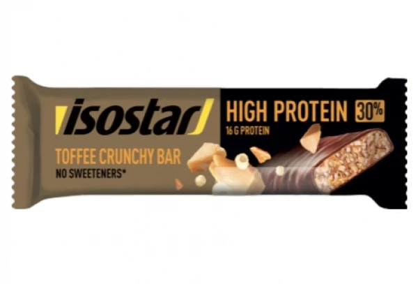 Barres Energetique Isostar High Protein 30 Caramel à L'unité 1 Barres Energetique Isostar High Protein 30 Caramel à L'unité