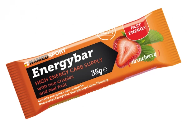 Barre Energétique NamedSport EnergyBar Fraise 35g 1 Barre Energétique NamedSport EnergyBar Fraise 35g