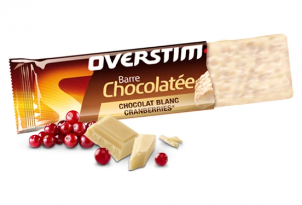 Barre Énergétique Overstims Chocolatée Chocolat Blanc 1 Barre Énergétique Overstims Chocolatée Chocolat Blanc