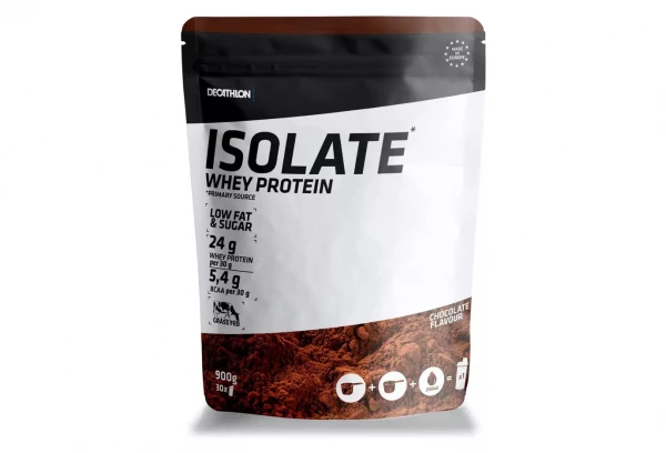Boisson Protéinée Domyos Whey Isolate Chocolat 900g 1 Boisson Protéinée Domyos Whey Isolate Chocolat 900g