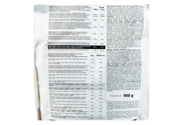 Boisson Protéinée Domyos Whey Isolate Chocolat 900g 2 Boisson Protéinée Domyos Whey Isolate Chocolat 900g – Image 2