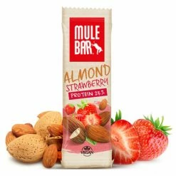 Barre Protéinée Mulebar Vegan Amande Fraise 42 G