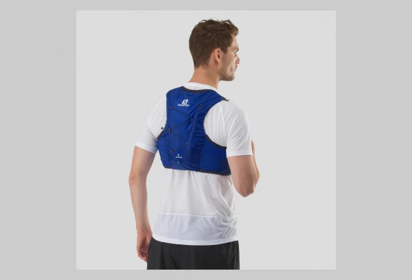 Sac D'hydratation Salomon Active Skin 4 + Flasks Bleu Unisex 2 Sac D'hydratation Salomon Active Skin 4 + Flasks Bleu Unisex – Image 2