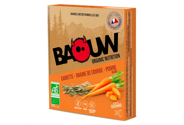 3 Barres énergétiques Bio Baouw Carotte-Graine De Courge-Poivre 25g 2 3 Barres énergétiques Bio Baouw Carotte-Graine De Courge-Poivre 25g – Image 2