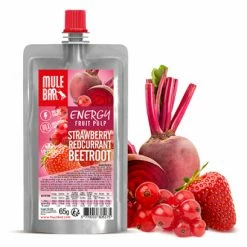 Pulpe De Fruits MuleBar Vegan Fraise Groseille Betterave 65 G