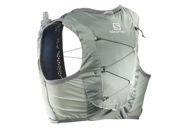 Sac D'hydratation Salomon Active Skin 4 + Flasks Bleu Unisex 5 Sac D'hydratation Salomon Active Skin 4 + Flasks Bleu Unisex – Image 5