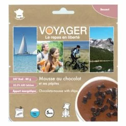 Dessert Lyophilisé Voyager Mousse Au Chocolat Et Ses Pépites 80g