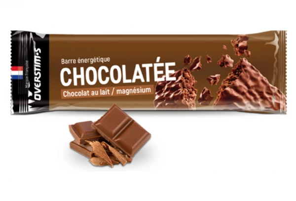 Barre Énergétique Overstims Chocolatée Chocolat Au Lait Magnésium 1 Barre Énergétique Overstims Chocolatée Chocolat Au Lait Magnésium