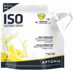 Boisson Énergétique Aptonia Poudre Iso Citron 650g