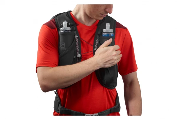 Sac D'hydratation Salomon XA 35 + Flasks Gris Unisex 3 Sac D'hydratation Salomon XA 35 + Flasks Gris Unisex – Image 3