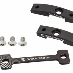 Support De Porte-Bidon Wolf Tooth B-RAD Half Bottle Adapter + DogBone Noir