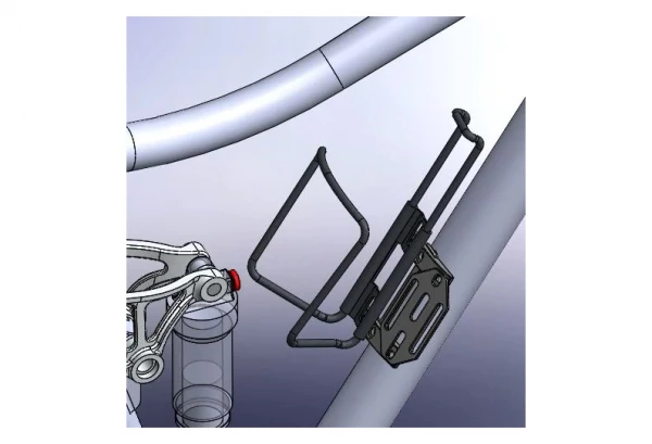 Support De Porte-Bidon Wolf Tooth B-RAD Half Bottle Adapter + DogBone Noir 2 Support De Porte-Bidon Wolf Tooth B-RAD Half Bottle Adapter + DogBone Noir – Image 2