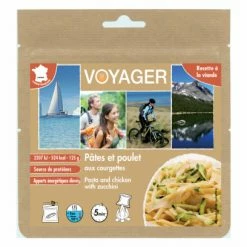 Repas Lyophilisé Voyager Pâtes Et Poulet Aux Courgettes 125g