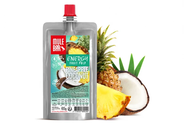 Pulpe De Fruits MuleBar Vegan Ananas Noix De Coco 65 G 1 Pulpe De Fruits MuleBar Vegan Ananas Noix De Coco 65 G