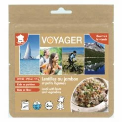 Repas Lyophilisé Voyager Lentilles Au Jambon Et Petits Légumes 125g