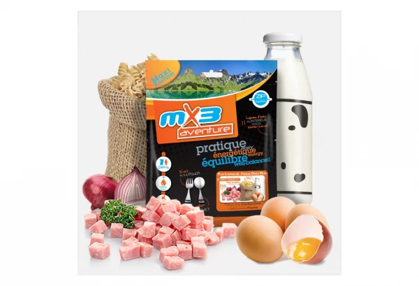 Repas Lyophilisé MX3 Pâtes à La Carbonara 125 G 2 Repas Lyophilisé MX3 Pâtes à La Carbonara 125 G – Image 2