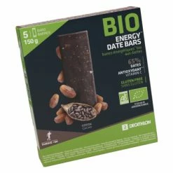 5 Barres énergétiques Aptonia Energy Bars BIO Dattes Cacao 30g