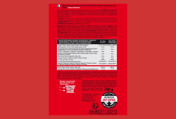 Boisson Energétique Overstims Spordej Brownie 700g 2 Boisson Energétique Overstims Spordej Brownie 700g – Image 2