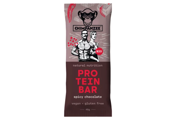 CHIMPANZEE Barre Protéinée 100% Naturelle Chocolat épicé 40g 1 CHIMPANZEE Barre Protéinée 100% Naturelle Chocolat épicé 40g