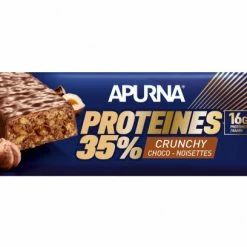 Barre Hyperprotéinée Apurna Crunchy Choco-Noisettes 45g