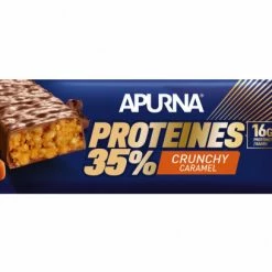 Barre Hyperprotéinée Apurna Crunchy Caramel 45g