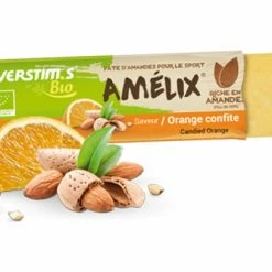 Barre énergétique Overstims Amelix Bio Orange Confite