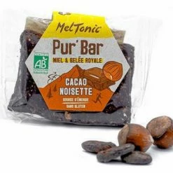 Barre énergétique Meltonic Pur'Bar Bio Cacao Noisette 50g
