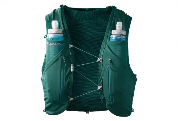 Sac D'hydratation Salomon ADV Skin 12 + Flasks Vert Unisex 2 Sac D'hydratation Salomon ADV Skin 12 + Flasks Vert Unisex – Image 2