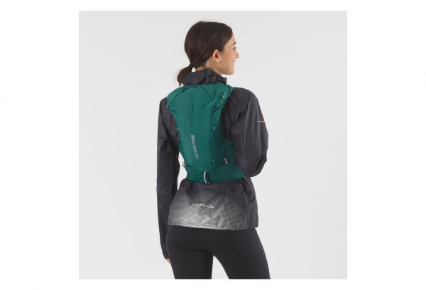 Sac D'hydratation Salomon ADV Skin 12 + Flasks Vert Unisex 4 Sac D'hydratation Salomon ADV Skin 12 + Flasks Vert Unisex – Image 4