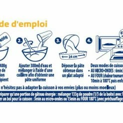 APURNA Gâteau Energétique Chocolat 400g (3 Portions) -Accessoires, Nutrition & Soins du Corps Gravel Soldes unnamed file 2292